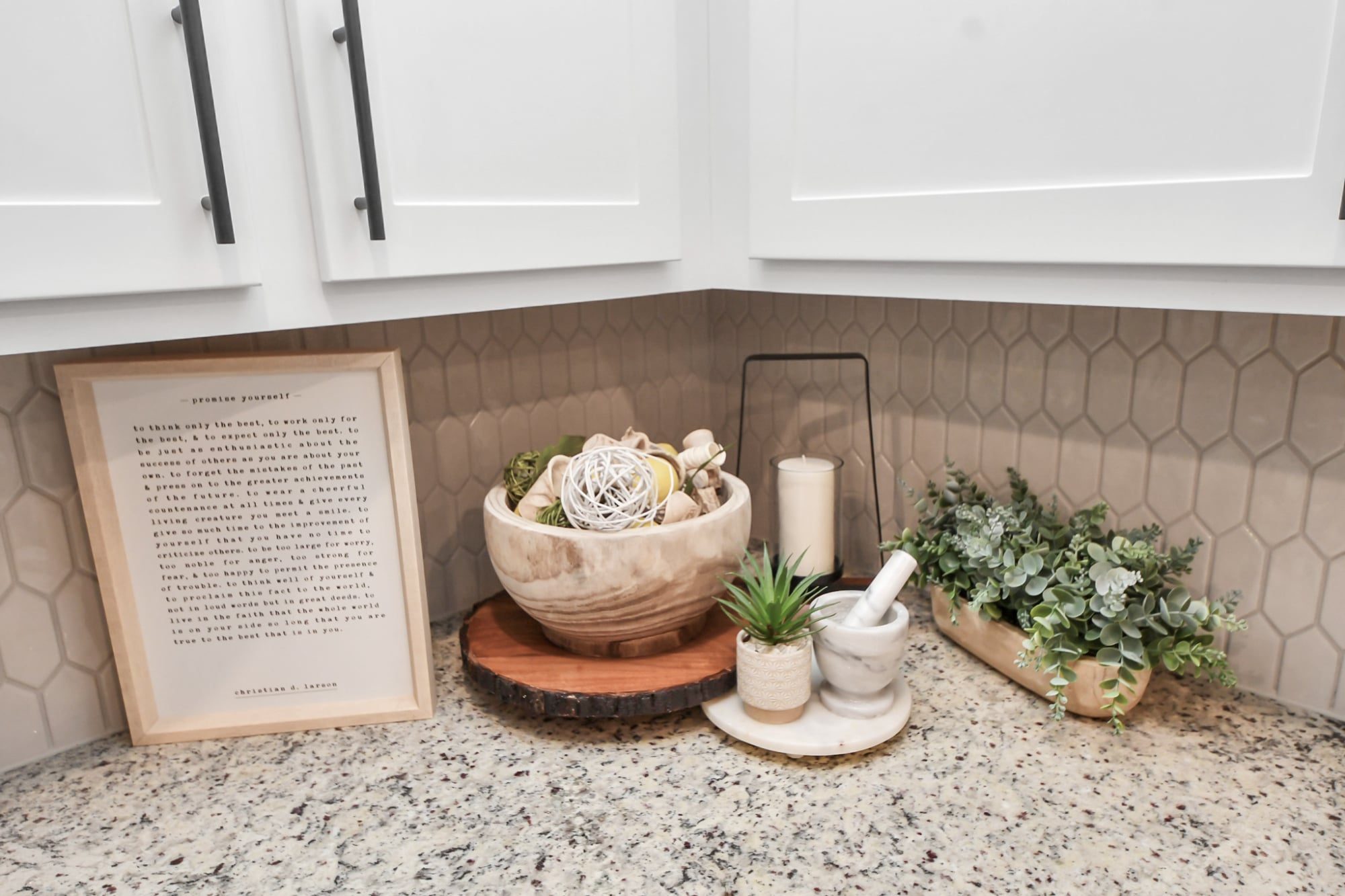 Professionally staged kitchen in Houston, TX by Halo Staging & Design