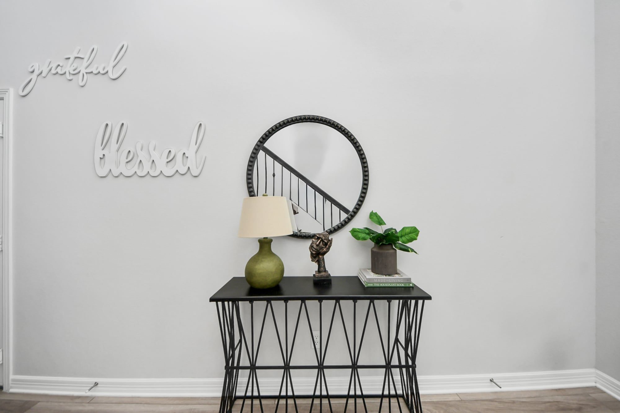 Staged living room in Houston, Texas — Halo Staging & Design